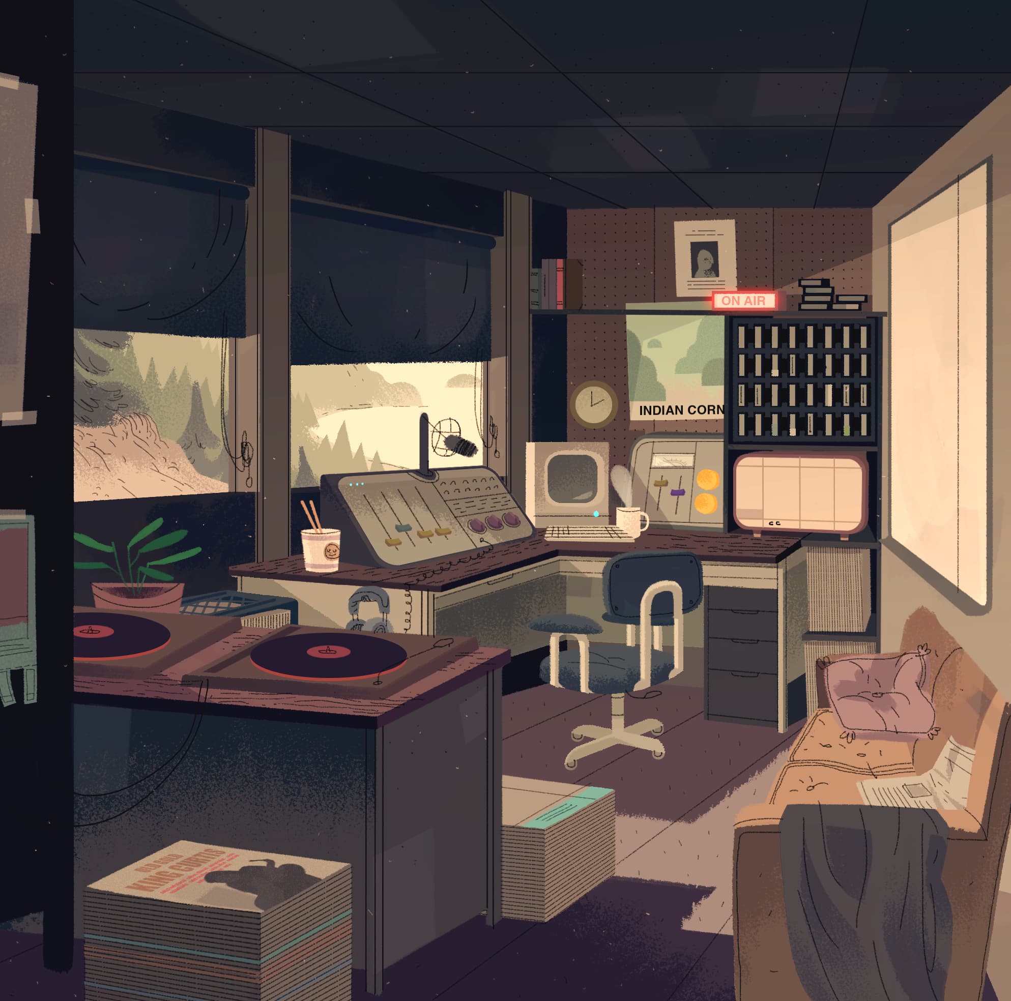 Radio room concept art